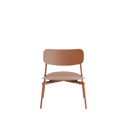 M0810313 La Petite Friture Fromme Кресло с подлокотниками терракотовое