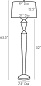 76013-172 Glynne Floor Lamp Arteriors торшер