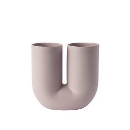 KNKVAS26A03 Muuto Kink ваза керамическая U-образная сиреневая 26 см