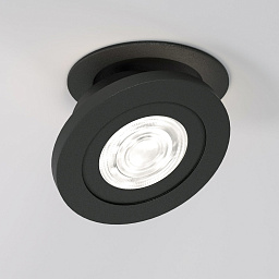 a063675 Elektrostandard Surf одноламповый накладной потолочный светильник круглый с утопленным источником света
