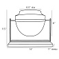 Foundry Urn, Short Arteriors DB9001