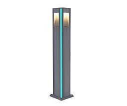 Уличный светильник-столбик Kink Light Крисми с зеленой подсветкой 09210-F(220V),16(07)