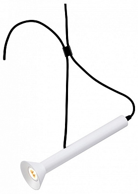 подвесной линейный светильник с дугообразным креплением черный