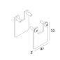FTL35 F HE TR/TRW - END CAP SET ANO алюм. анодированный Delta Light линейный светильник — фото 1