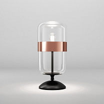 Настольная лампа FUTURA M CRYSTAL COPPER MATT BLACK 1 E27 CE