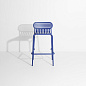 M0745406 WEEK-END Petite Friture Барный стул садовый металлический синий H80 — фото 1