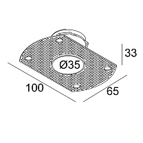 MOUNTING KIT TRIMLESS MICROSPY IN