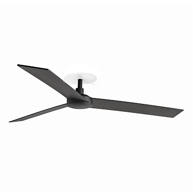 Встраиваемый потолочный вентилятор Faro Barcelona Rudder L Ø1320, 3 лопасти, DC-мотор, без света