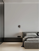 Black Nickel Aluminium LED 3Watt 220-240Volt 189Lm IP20 3000K Switch On/Off D:10.4 H:12.6 cm