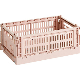 AB634-A601-AC68 Hay Colour Crate ящик пластиковый для хранения прямоугольный розового цвета