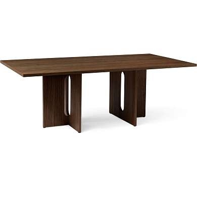 71151-002056 Audo Copenhagen Androgyne Обеденный стол прямоугольный, темный дуб, 210x100 см