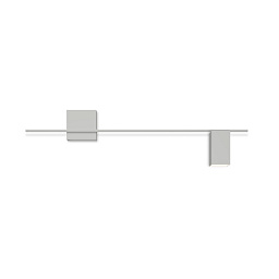 261015/23 Vibia Structural настенный светильник серого оттенка с горизонтальным элементом
