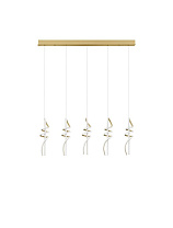 Triac Dimmable Gold Metal & Acrylic LED 90Watt 220-240Volt 3673Lm IP20 3000K L:100 W:8 H:150 cm