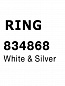 834868 RING Novaluce точечный светильник Tube aluminium rings