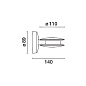 BU27 Trick iGuzzini Wall/ceiling mounted, ø89mm luminaire without an electronic transformer - Warm White - 360 blade effect — фото 1