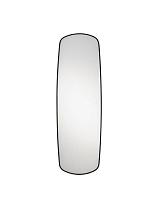 Mirror Glass Matt Black Aluminium LED 58 Watt 220-240Volt 1186Lm 3000K IP44 Touch Switch L: 55 W:4.5 H:170 cm