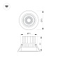 Поворотный встраиваемый светильник Arlight MS-VORTEX-BUILT-R90-12W — фото 16