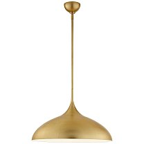 Agnes Large Pendant позолота и белая эмаль