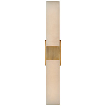 Covet Double Box Sconce антично-патинированная латунь с алебастром