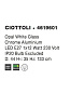 4619601 CIOTTOLI Novaluce светильник LED E27 1x12W IP20