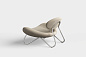 Meadow lounge chair Sisu 0105/Brushed steel Woud, кресло — фото 2