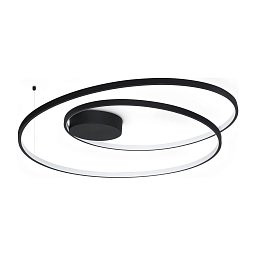 Потолочный светильник Oz PL D080 ON-OFF 3000K Ideal Lux 365053, черный