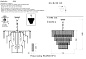 3600/314 RICARDO Crystal lux Люстра 14х60W E14 Бронза Прозрачный