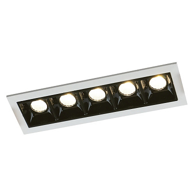 Точечный встраиваемый светильник Arte Lamp GRILL A3153PL-5BK