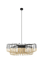 Pendant Lamp BAMBOO UP N DOWN XXL Black