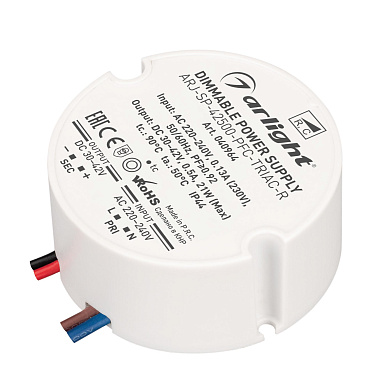 040964 Arlight LED драйвер ARJ-SP-42500-PFC-TRIAC-R (21W, 30-42V, 500mA)