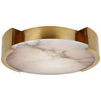 Melange X-Large Flush Mount антично-патинированная латунь с алебастром