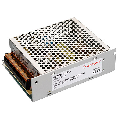 023608 Arlight блок питания ARS-100-12 (12V, 8.3A, 100W)