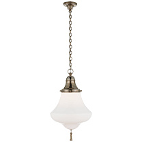 Xavier Small Pendant серебро Батлер с белым стеклом