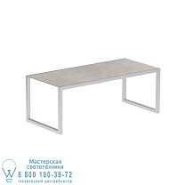 NINIX СТОЛ 200X90CM ИЗ НЕРЖАВЕЮЩЕЙ СТАЛИ И КЕРАМИЧЕСКОГО CEMENTO LUMINOSO Royal Botania