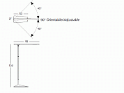 CIAK adjustable floor lamp with metal and thermoplastic expansion structure in the finishes: white or anthracite soft touch