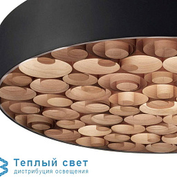 подвесной светильник с белыми дисковыми элементами