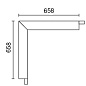 Q393 iN 90 iGuzzini Minimal Angular Module - General Down Light - Neutral LED - DALI