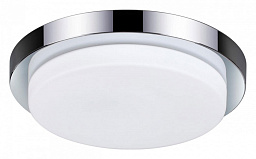 2746/3C Odeon Light Holger потолочный светильник с круглым плафоном хром IP44