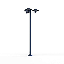 Kerlouan N° 8; Polycarbonate E27 105W; Steel blue