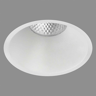 ACB Iluminacion Kidal 3771/10 Встраиваемый Текстурированный Белый, LED COB 1x13W 3000K 1170lm, IP44, Встроенный LED