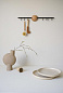 Hoop rack White pigmented oak Woud, вешалка для одежды — фото 3