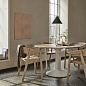 32818 Muuto Midst Обеденный стол Ø120 см, промасленный дуб / серый — фото 3