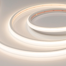 031915(2) Arlight Лента герметичная COB-PL60-X544-12mm 24V Warm3000 (11.5 W/m, IP65, CSP, 5m)