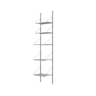 стеллаж стальной одиночный 185.2×40