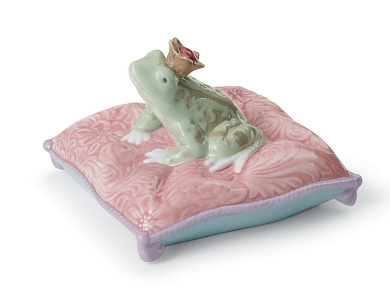 ENCHANTED PRINCE FROG Фарфоровый декоративный предмет Lladro 1008444