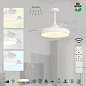 8755 Mantra Alaska светильник с вентилятором 45W 5000lm 2700-5000K — фото 2