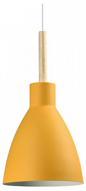 подвесной светильник куполообразной формы желтый