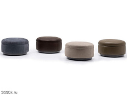 Tuffet Мягкий круглый пуф со съемной подкладкой Minotti
