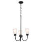 Erma 18" 3 Light Chandelier Black люстра 52442BK Kichler — фото 4