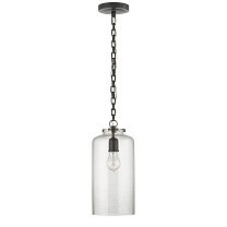 Katie Cylinder Pendant бронза с пузырчатым стеклом